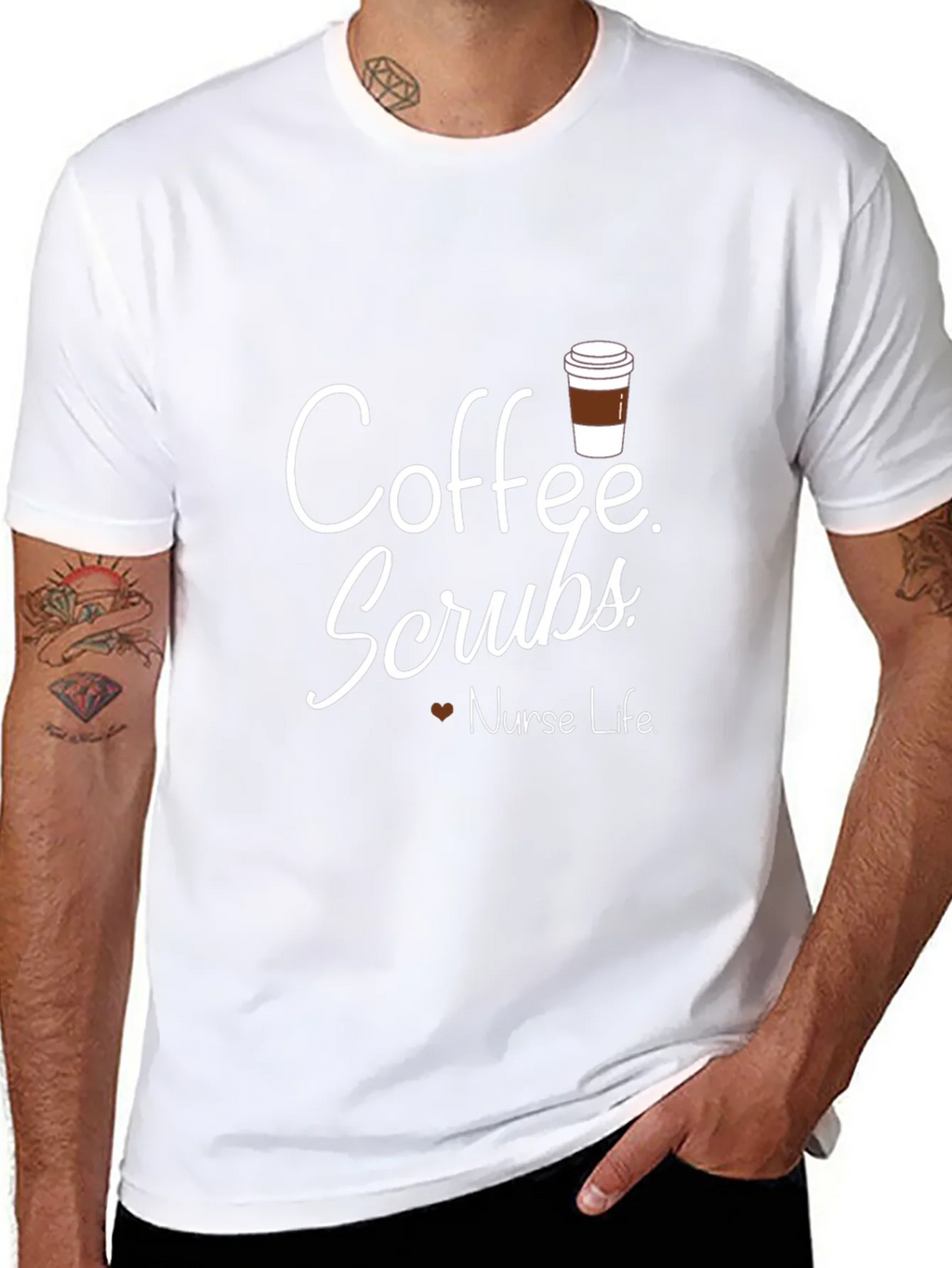 Coffee Scrubs Nurse Life T-Shirt product image 7