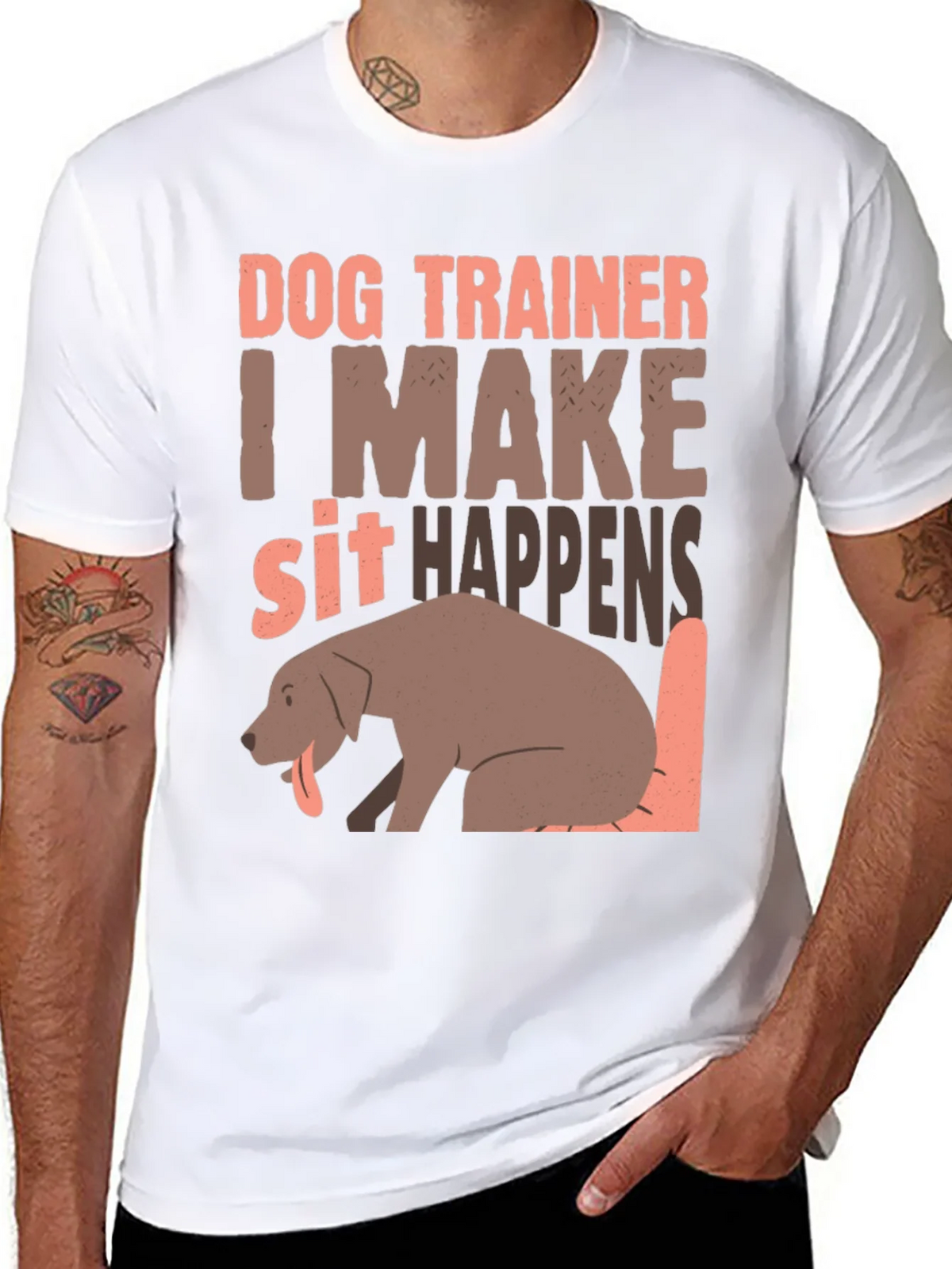 Dog Trainer T-Shirt - I Make Sit Happens product image 7