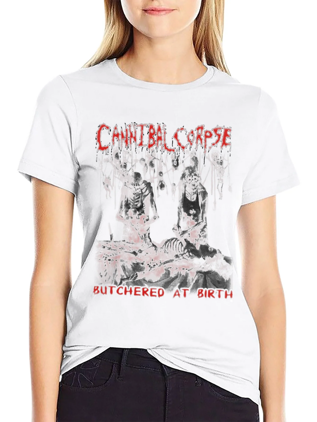 Cannibal Corpse Butchered at Birth Black T-Shirt product image 8