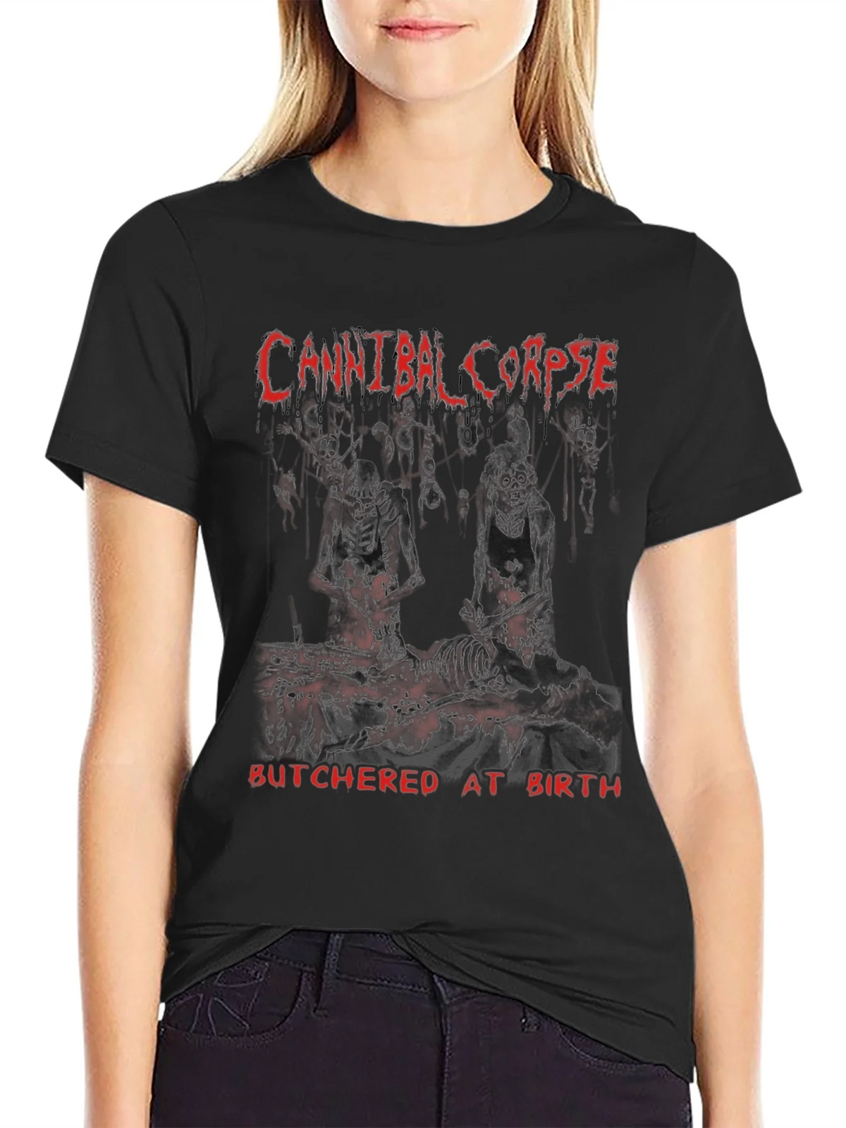 Cannibal Corpse Butchered at Birth Black T-Shirt product image 2