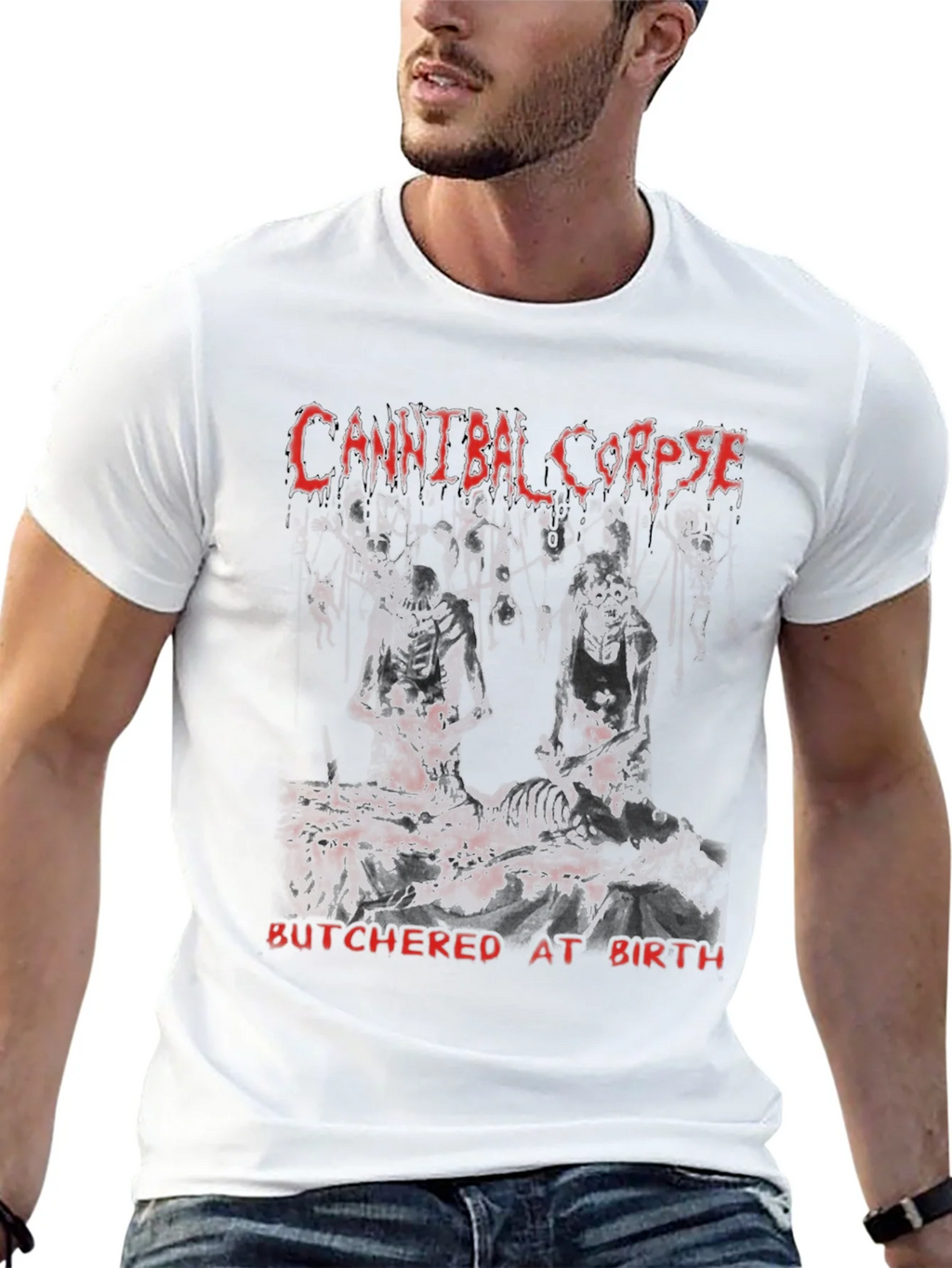 Cannibal Corpse Butchered at Birth Black T-Shirt product image 12