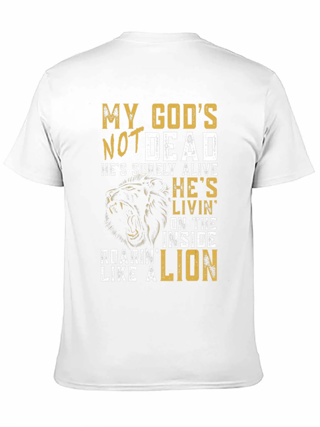 My Gods Not Dead Lion Graphic T-Shirt product image 10