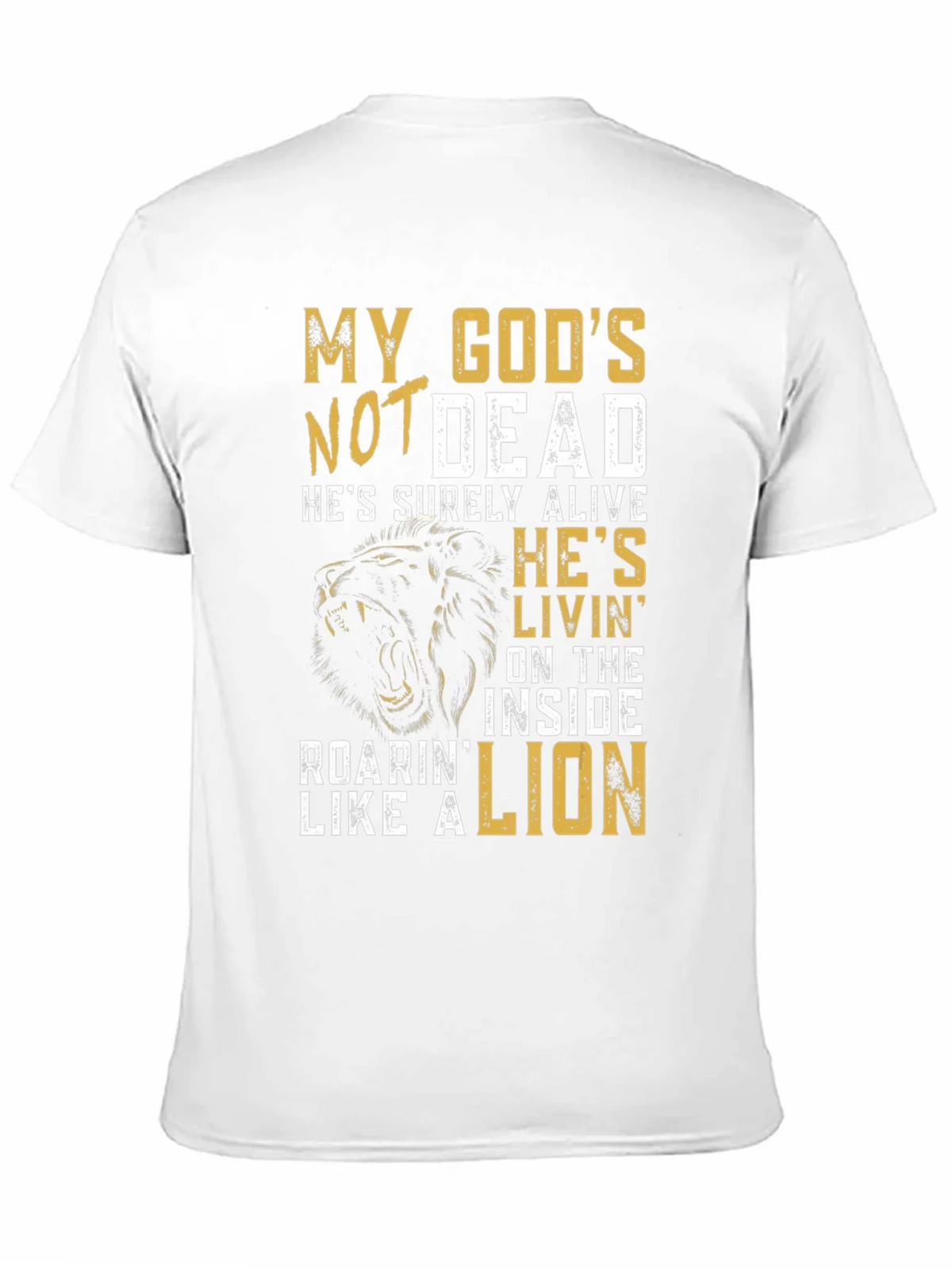 My Gods Not Dead Lion Graphic T-Shirt product image 10