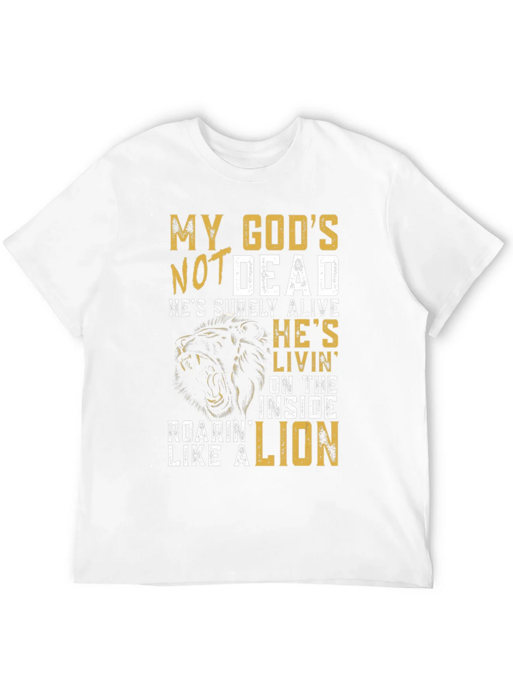 My Gods Not Dead Lion Graphic T-Shirt product image 11