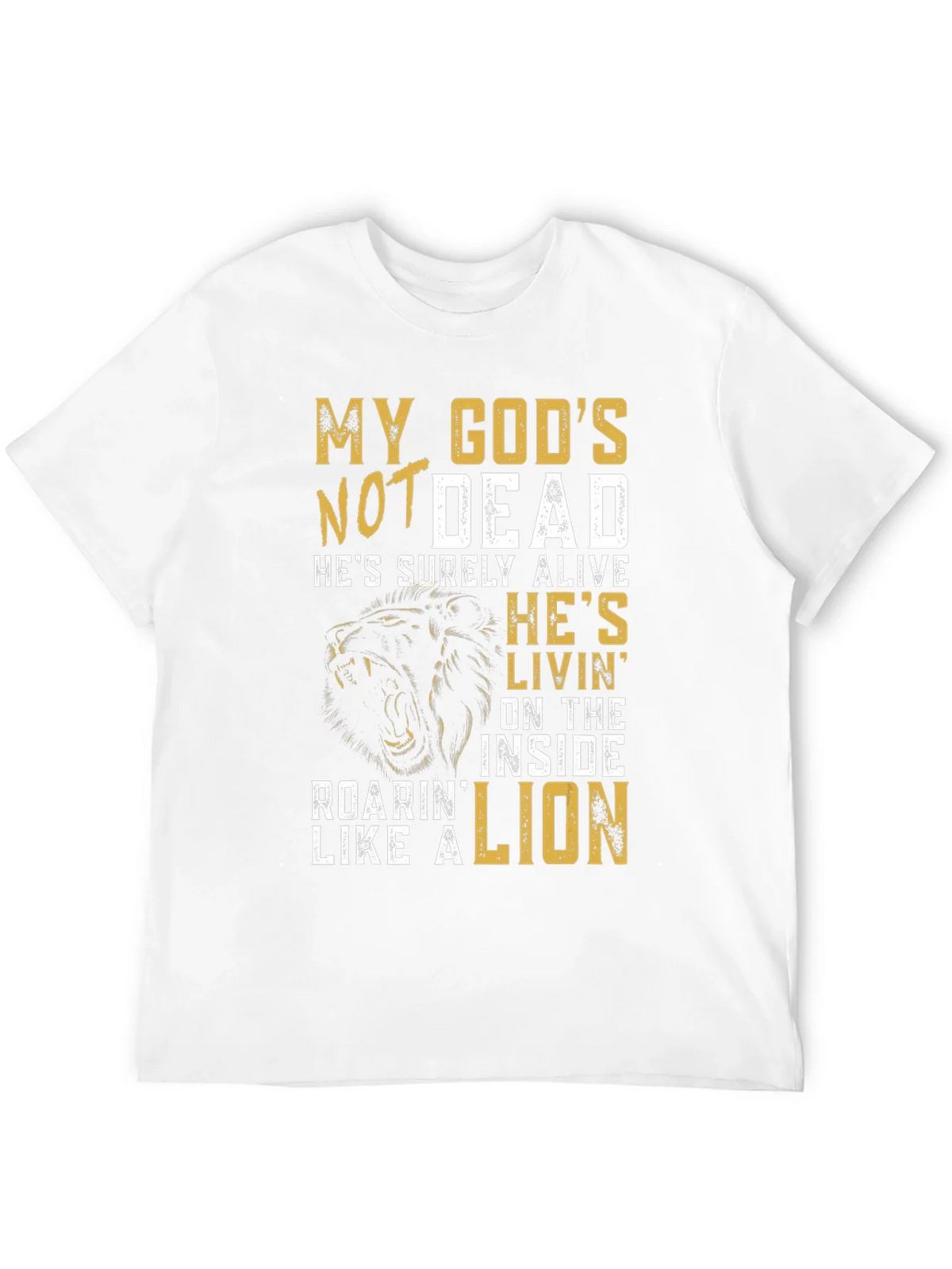 My Gods Not Dead Lion Graphic T-Shirt product image 11