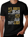 My Gods Not Dead Lion Graphic T-Shirt product image 1