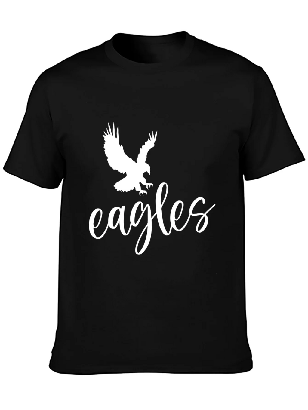Eagles Graphic Tee - Black Cotton T-Shirt product image 3