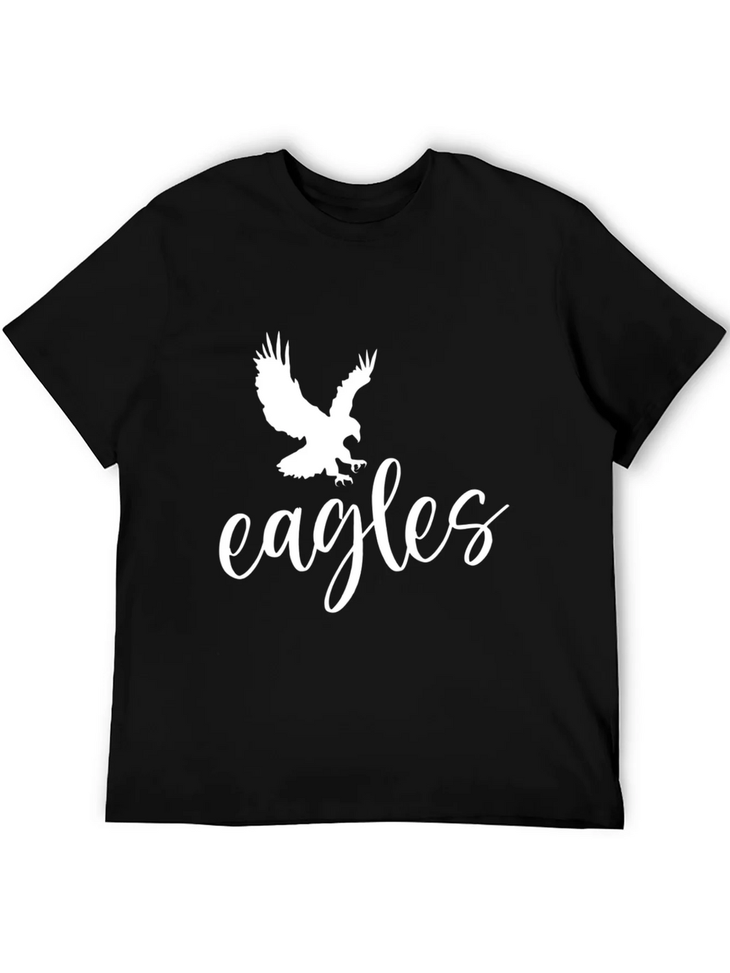 Eagles Graphic Tee - Black Cotton T-Shirt product image 5