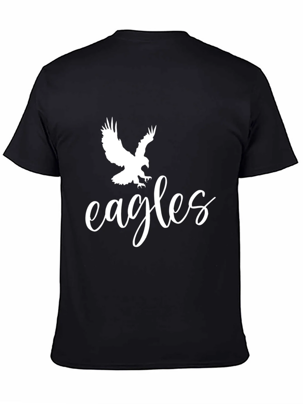 Eagles Graphic Tee - Black Cotton T-Shirt product image 4