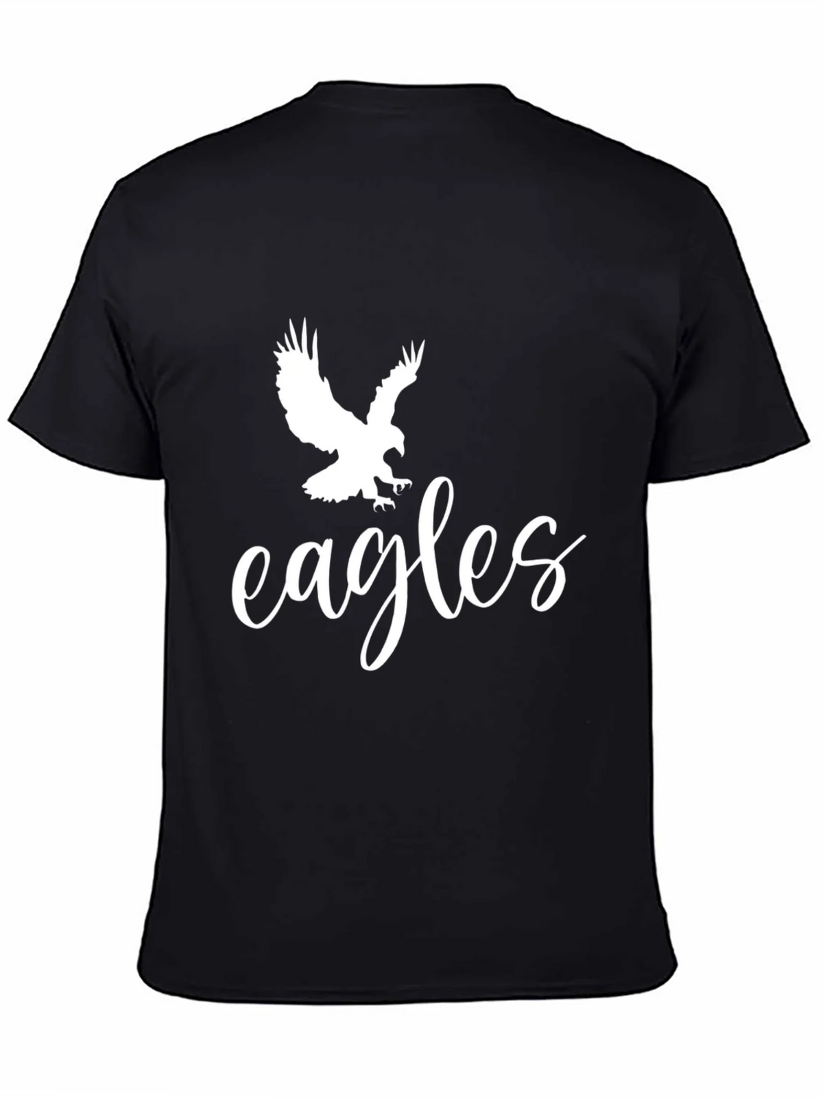 Eagles Graphic Tee - Black Cotton T-Shirt product image 4