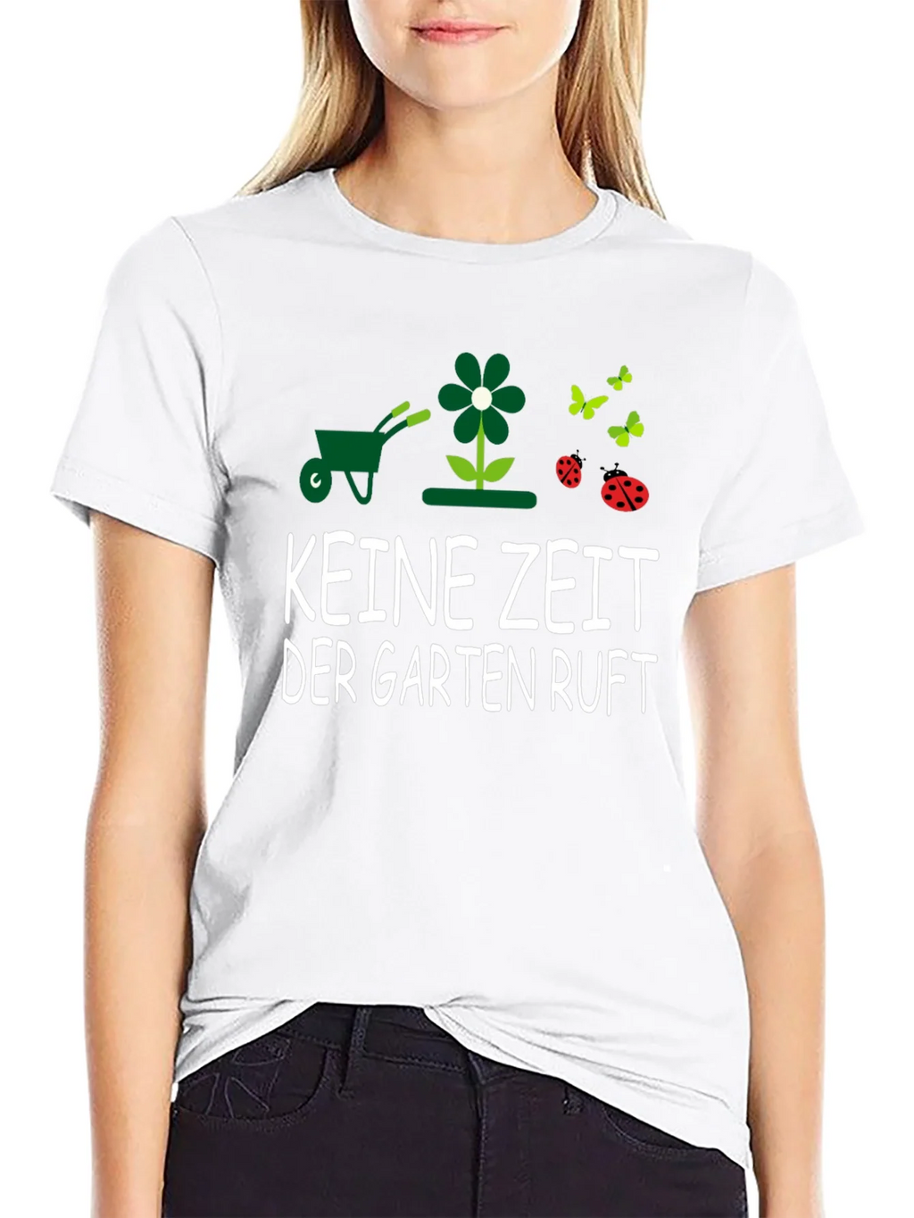 Gardening T-Shirt - KEINE ZEIT DER GARTEN RUFT - Garden product image 8