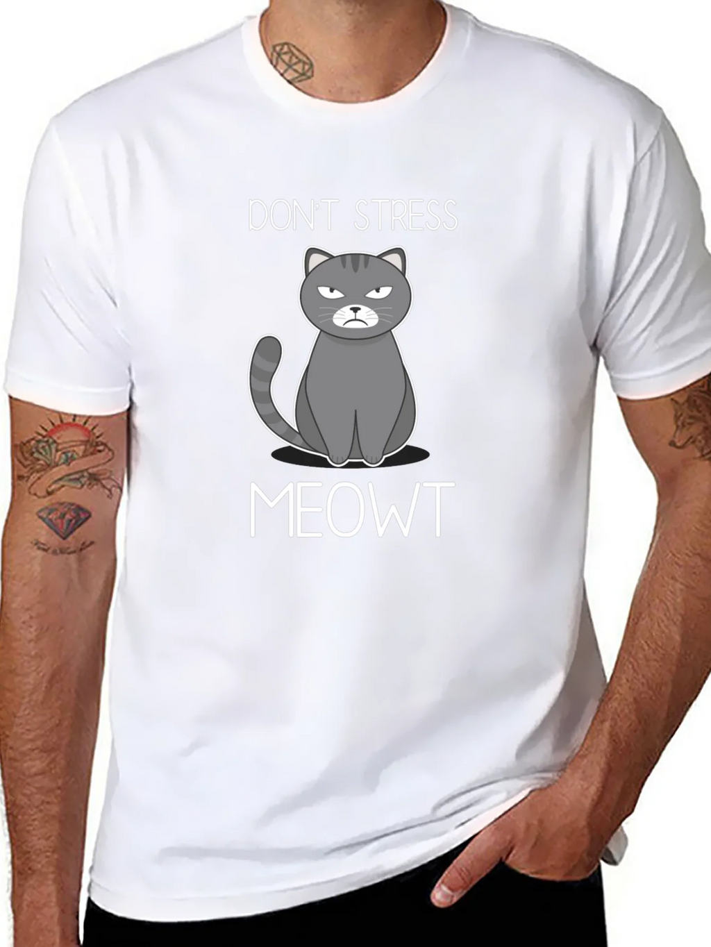 Dont Stress Meowt T-Shirt product image 7