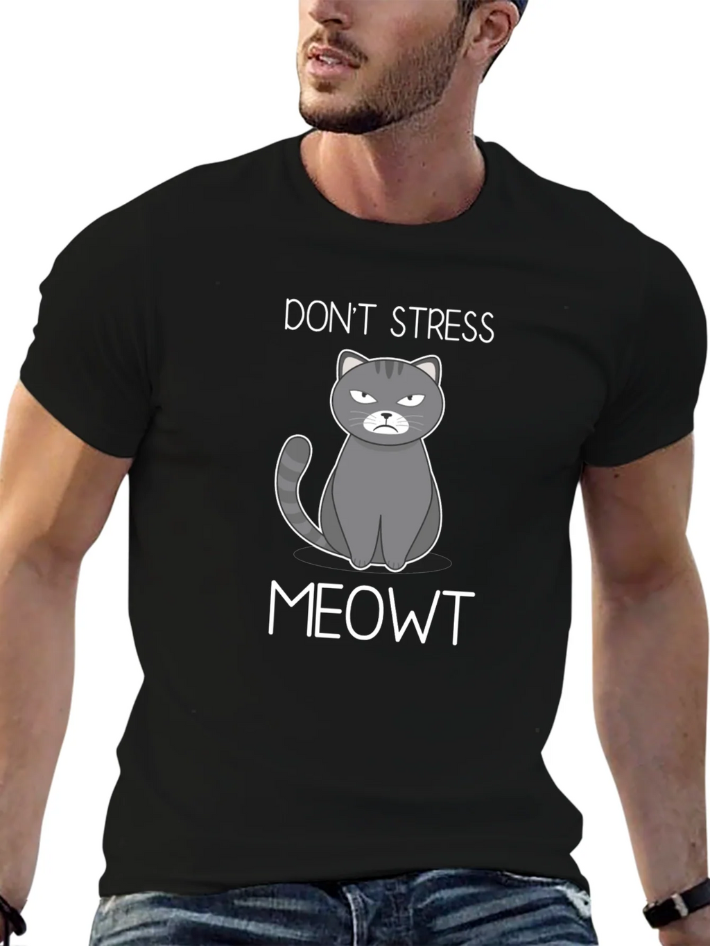 Dont Stress Meowt T-Shirt product image 6