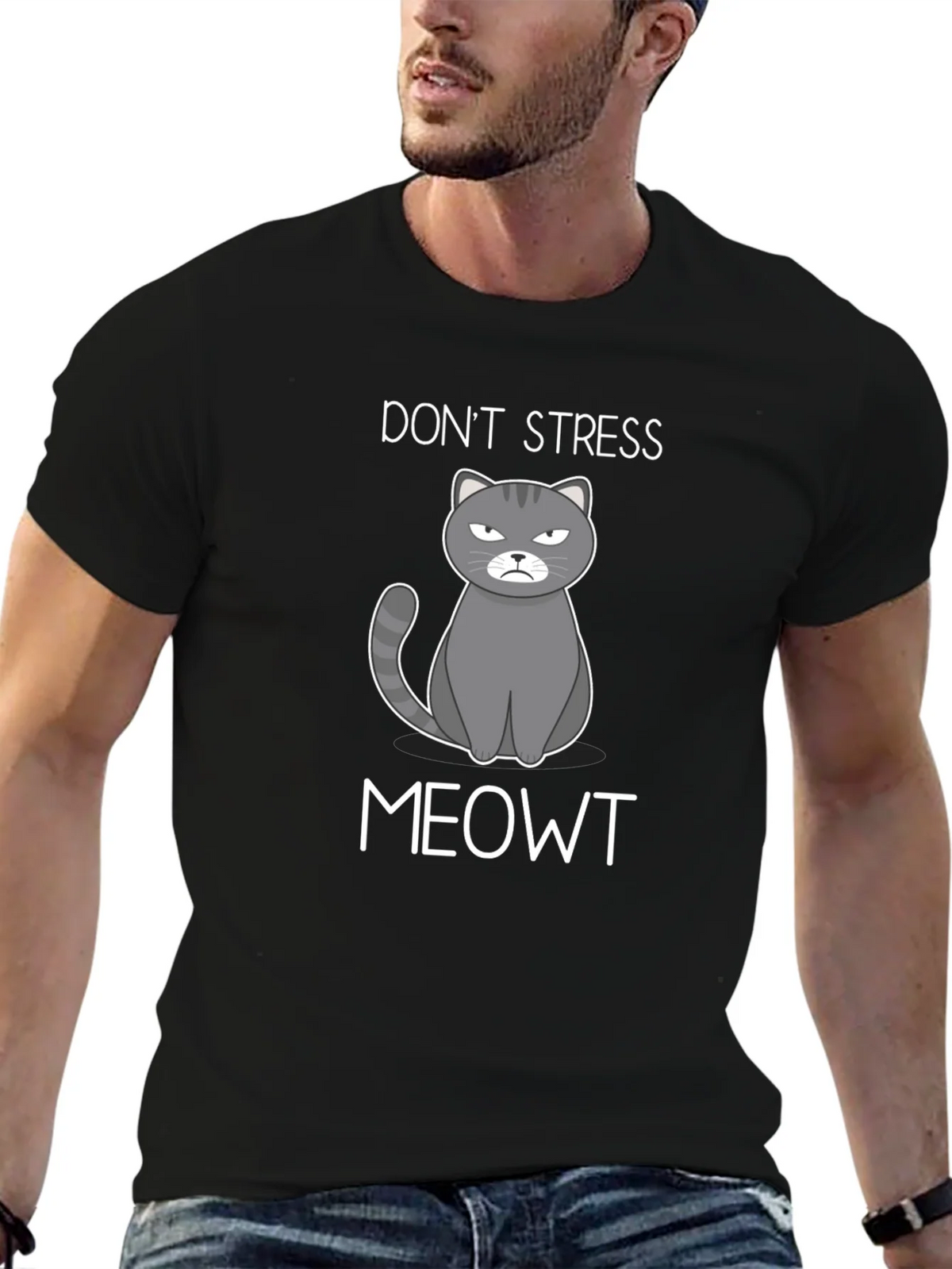 Dont Stress Meowt T-Shirt product image 6