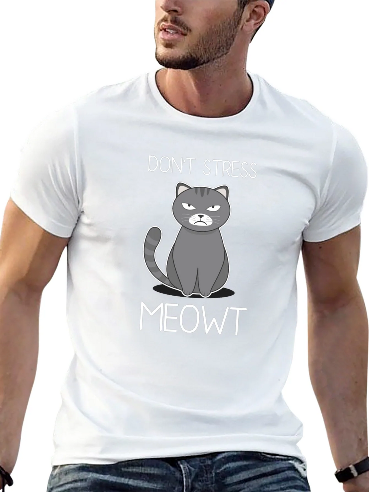 Dont Stress Meowt T-Shirt product image 12