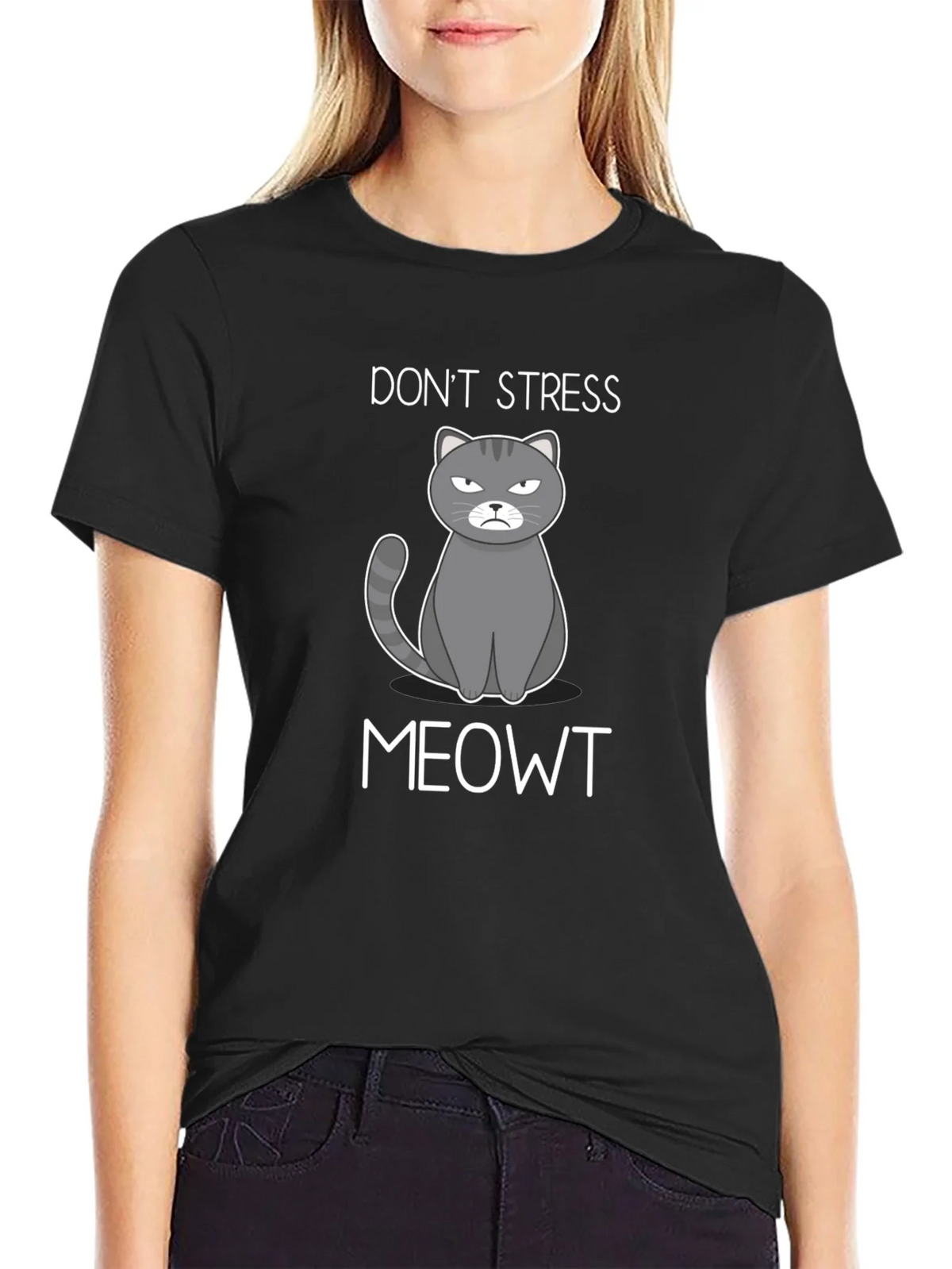 Dont Stress Meowt T-Shirt product image 2