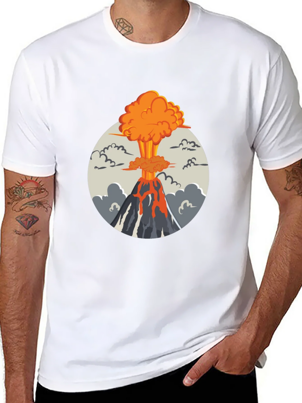 Volcano Explosion T-Shirt product image 7