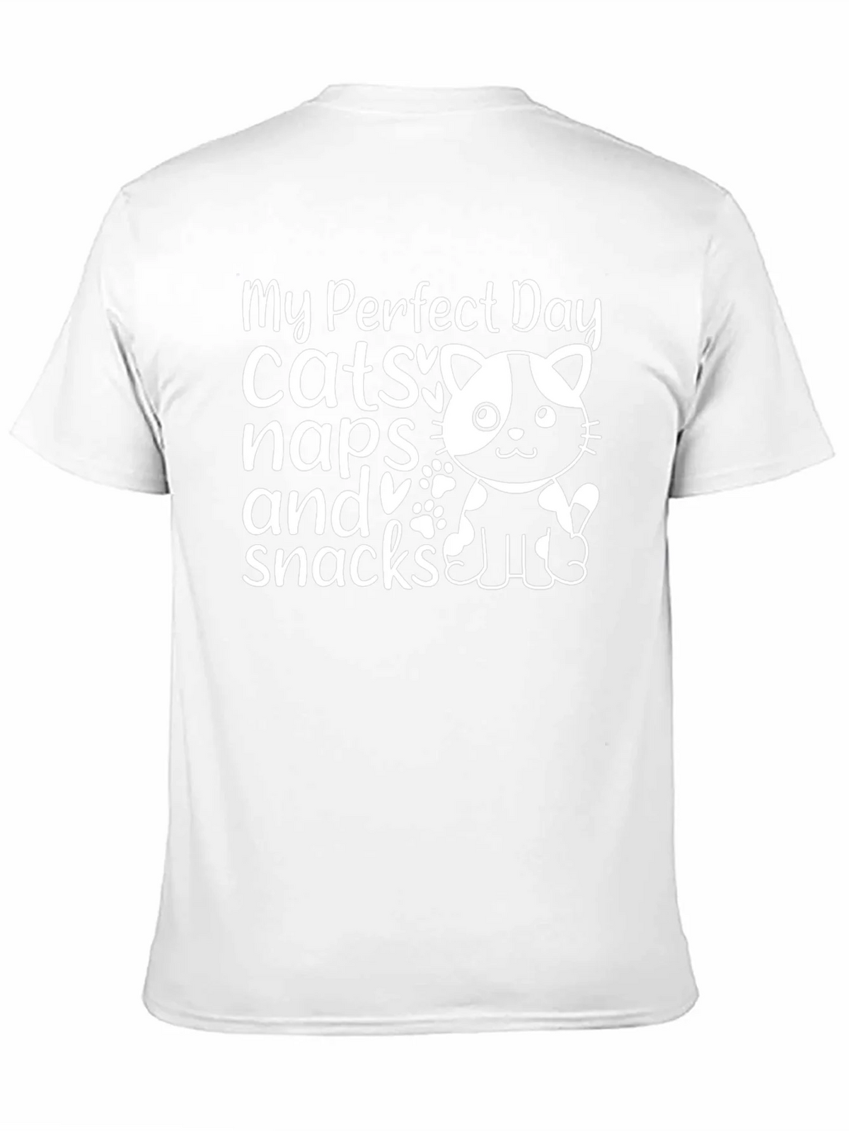 My Perfect Day Cats Naps & Snacks T-Shirt product image 10