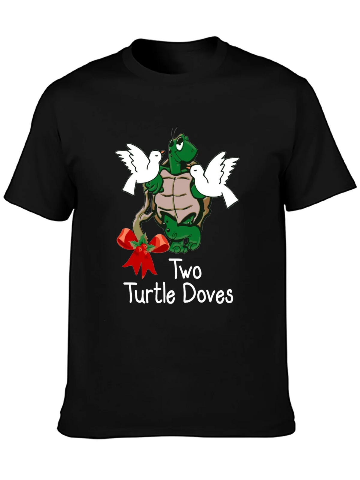 Two Turtle Doves Christmas T-Shirt product image 3