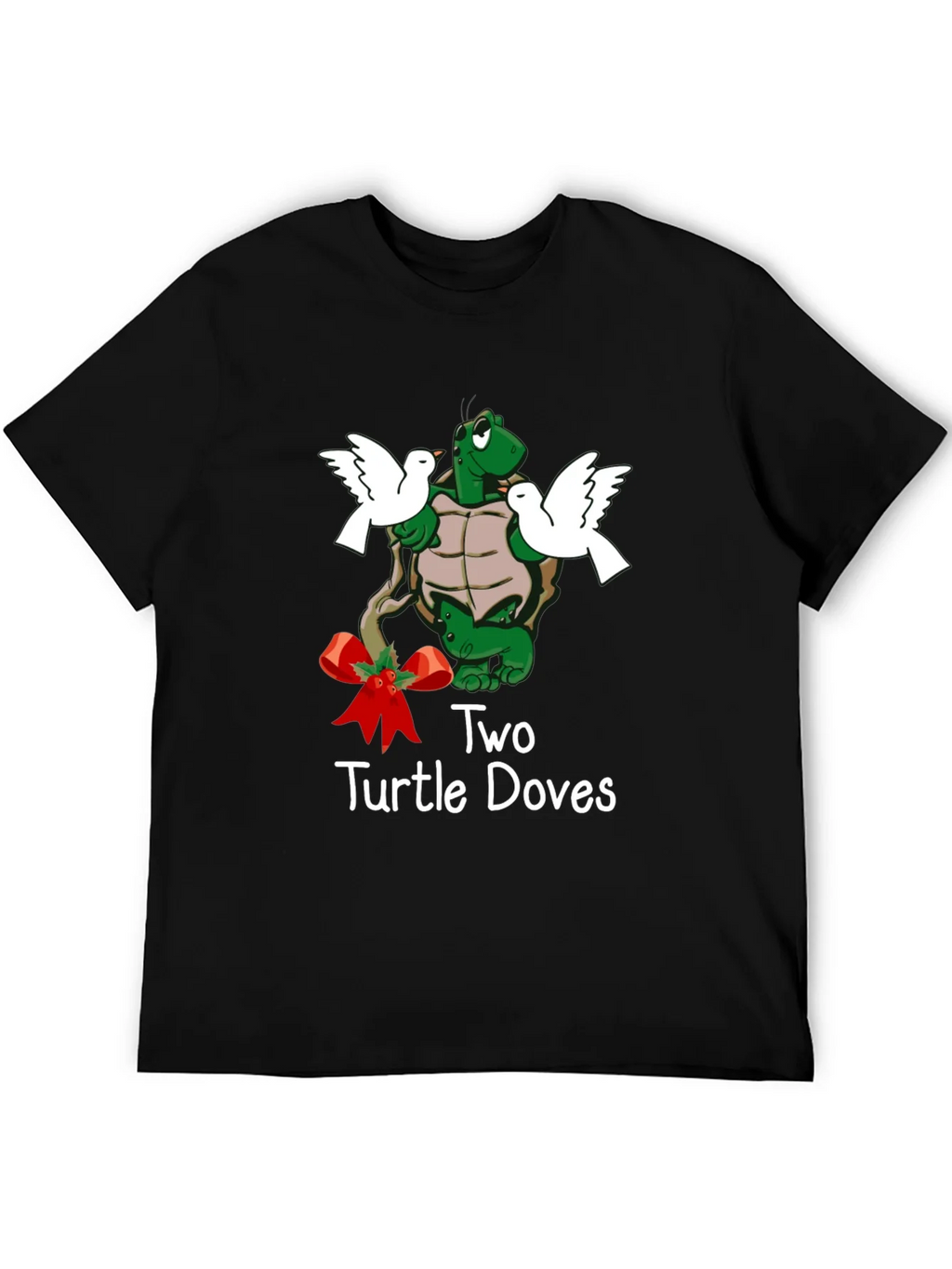 Two Turtle Doves Christmas T-Shirt product image 5