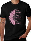 Kind Hearts Sunflower Graphic T-Shirt product image 1