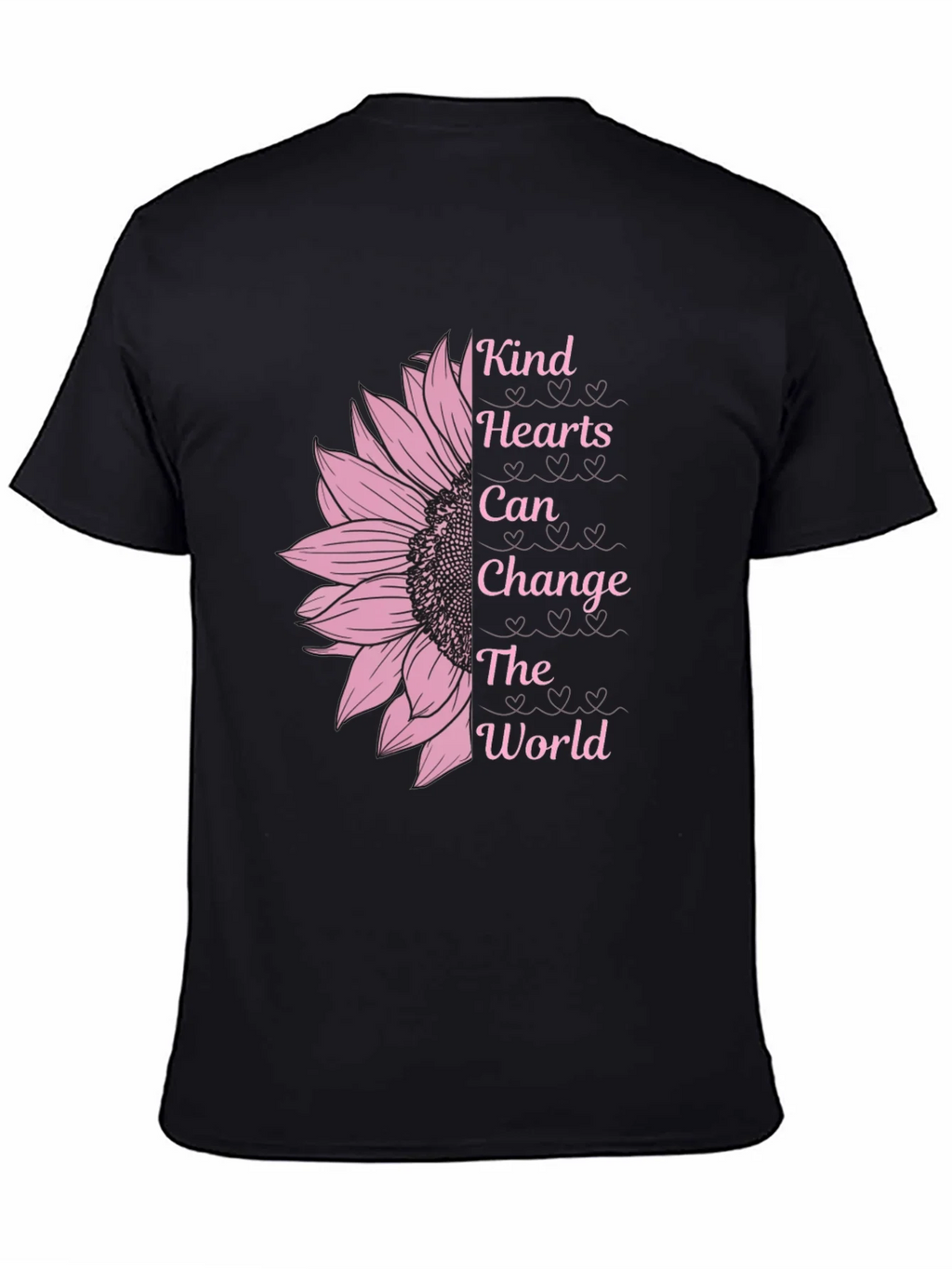 Kind Hearts Sunflower Graphic T-Shirt product image 4