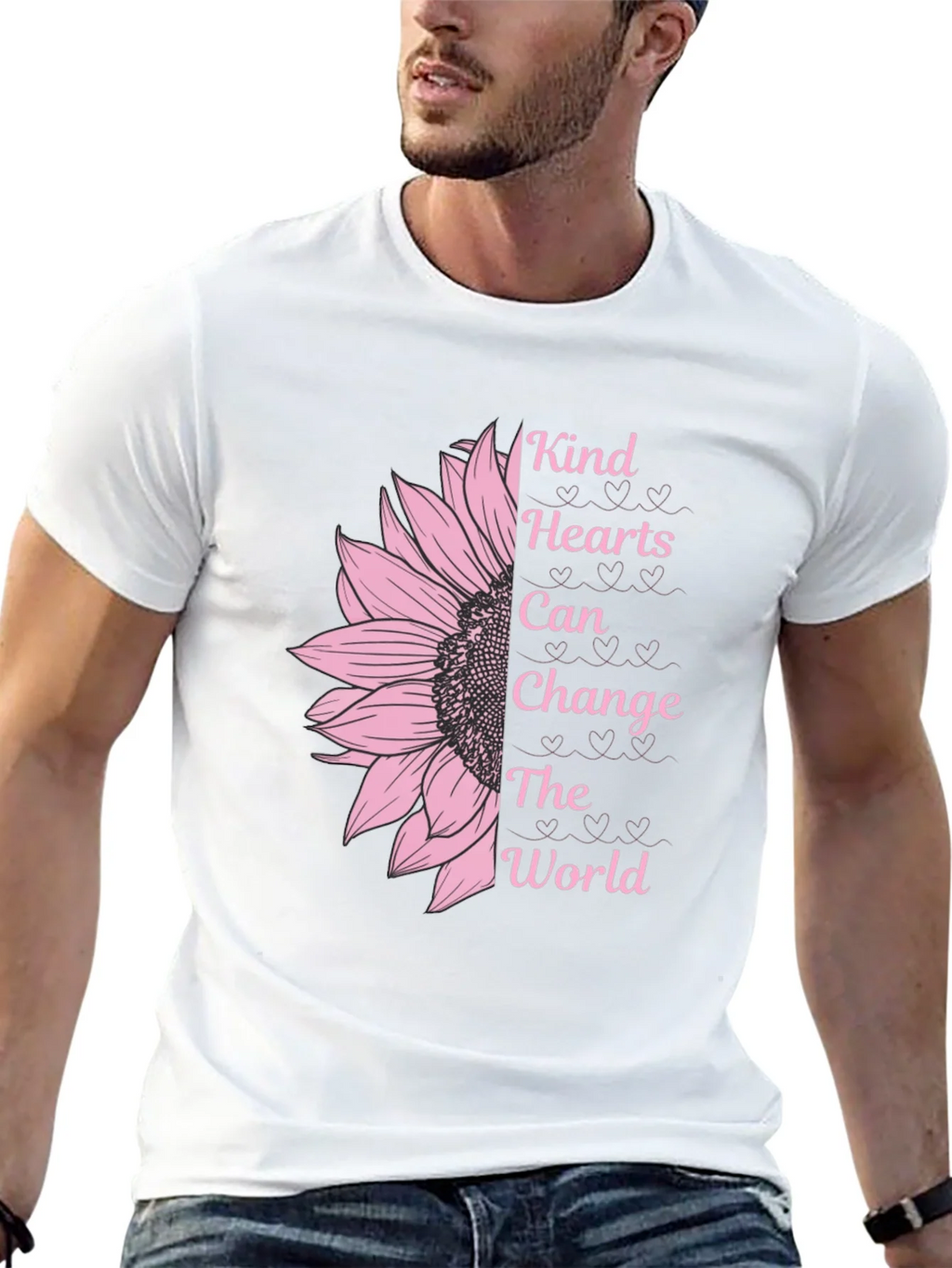 Kind Hearts Sunflower Graphic T-Shirt product image 12