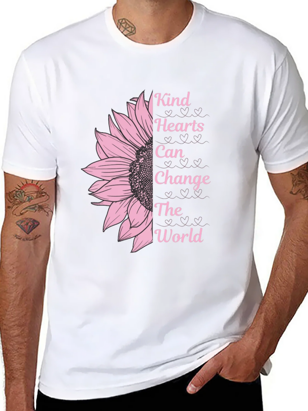 Kind Hearts Sunflower Graphic T-Shirt product image 7