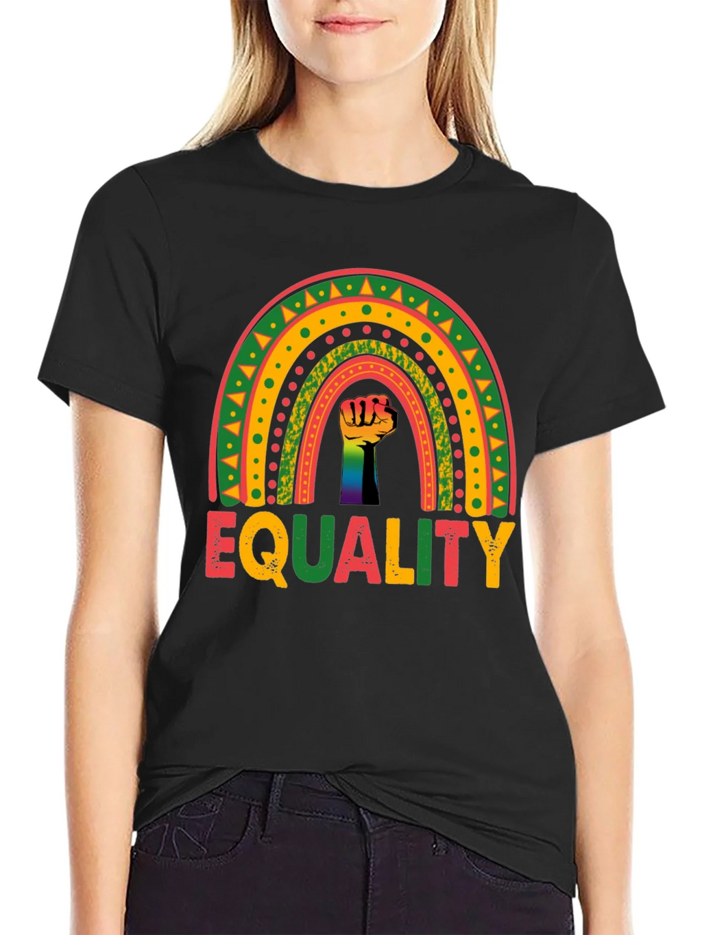 Equality Rainbow Fist T-Shirt product image 2