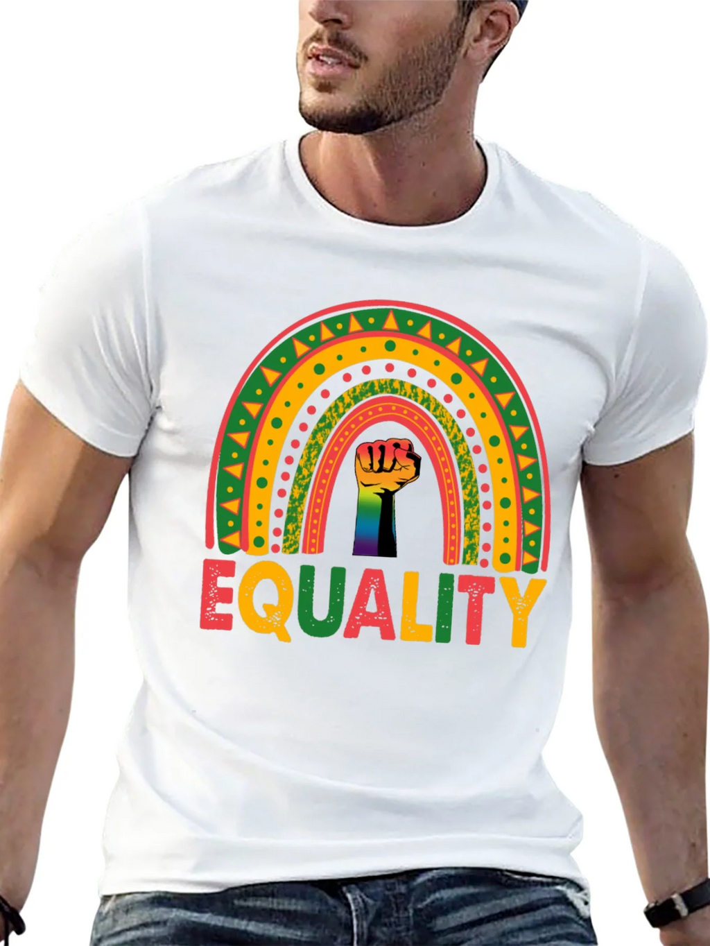 Equality Rainbow Fist T-Shirt product image 12