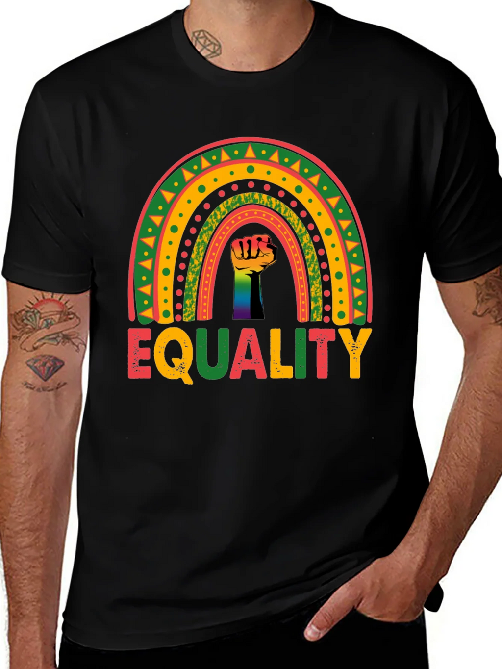 Equality Rainbow Fist T-Shirt product image 1