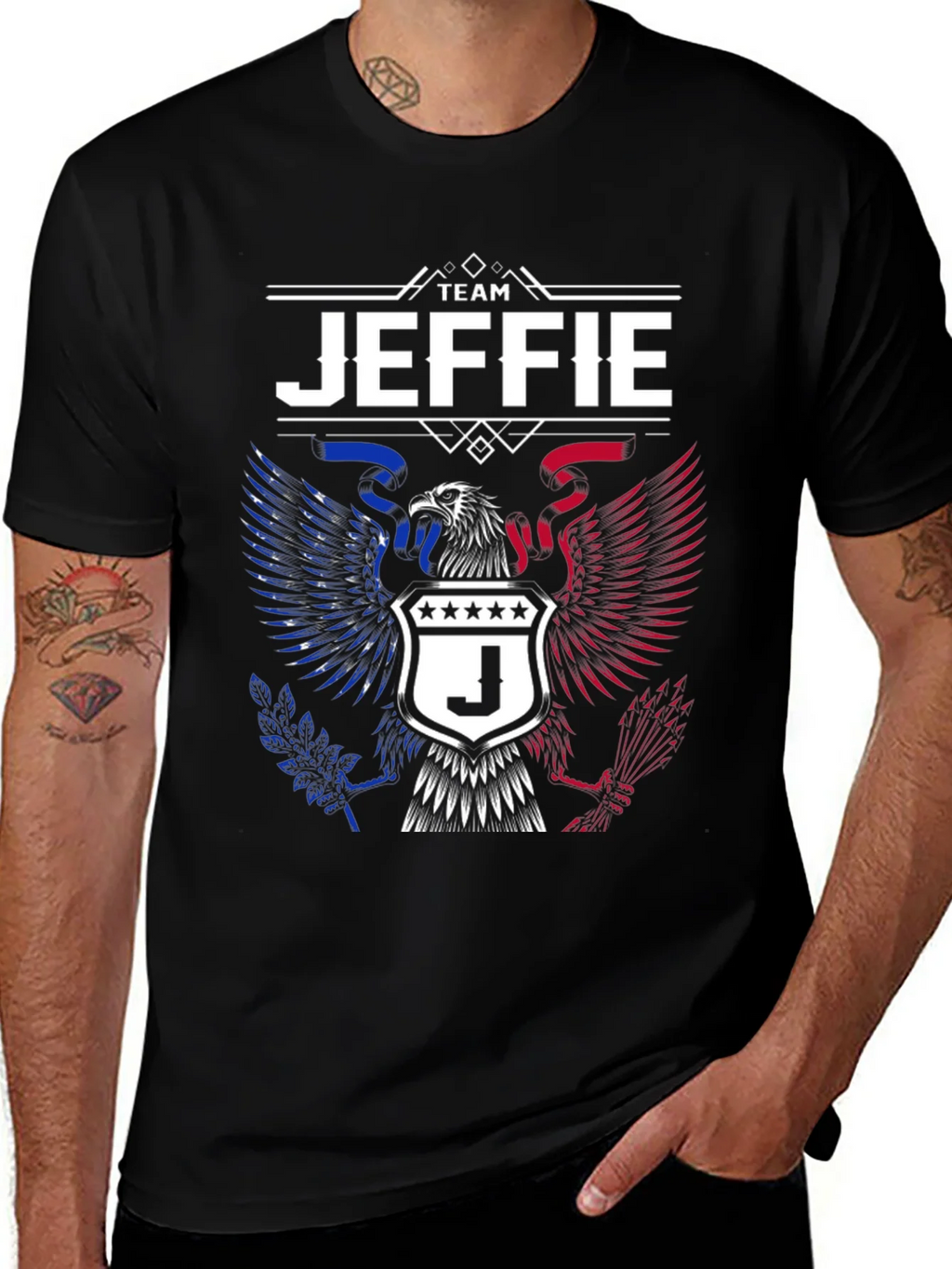 Team Jeffie Eagle Crest T-Shirt product image 1