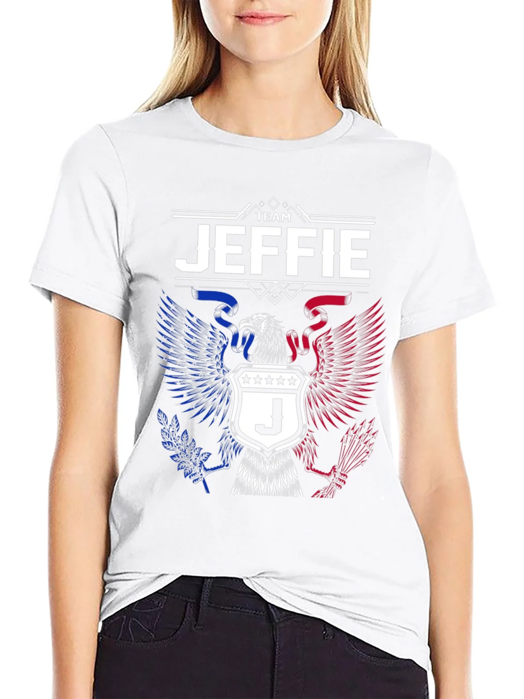 Team Jeffie Eagle Crest T-Shirt product image 8