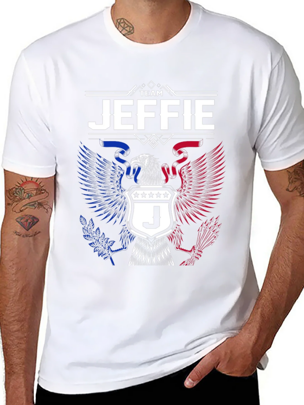 Team Jeffie Eagle Crest T-Shirt product image 7