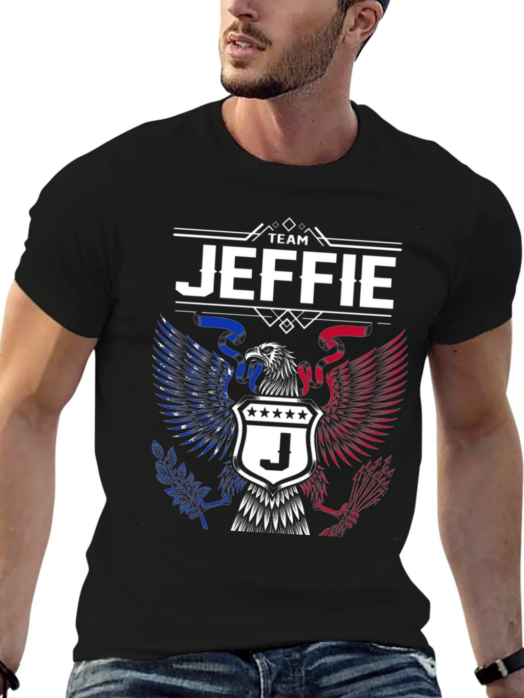 Team Jeffie Eagle Crest T-Shirt product image 6