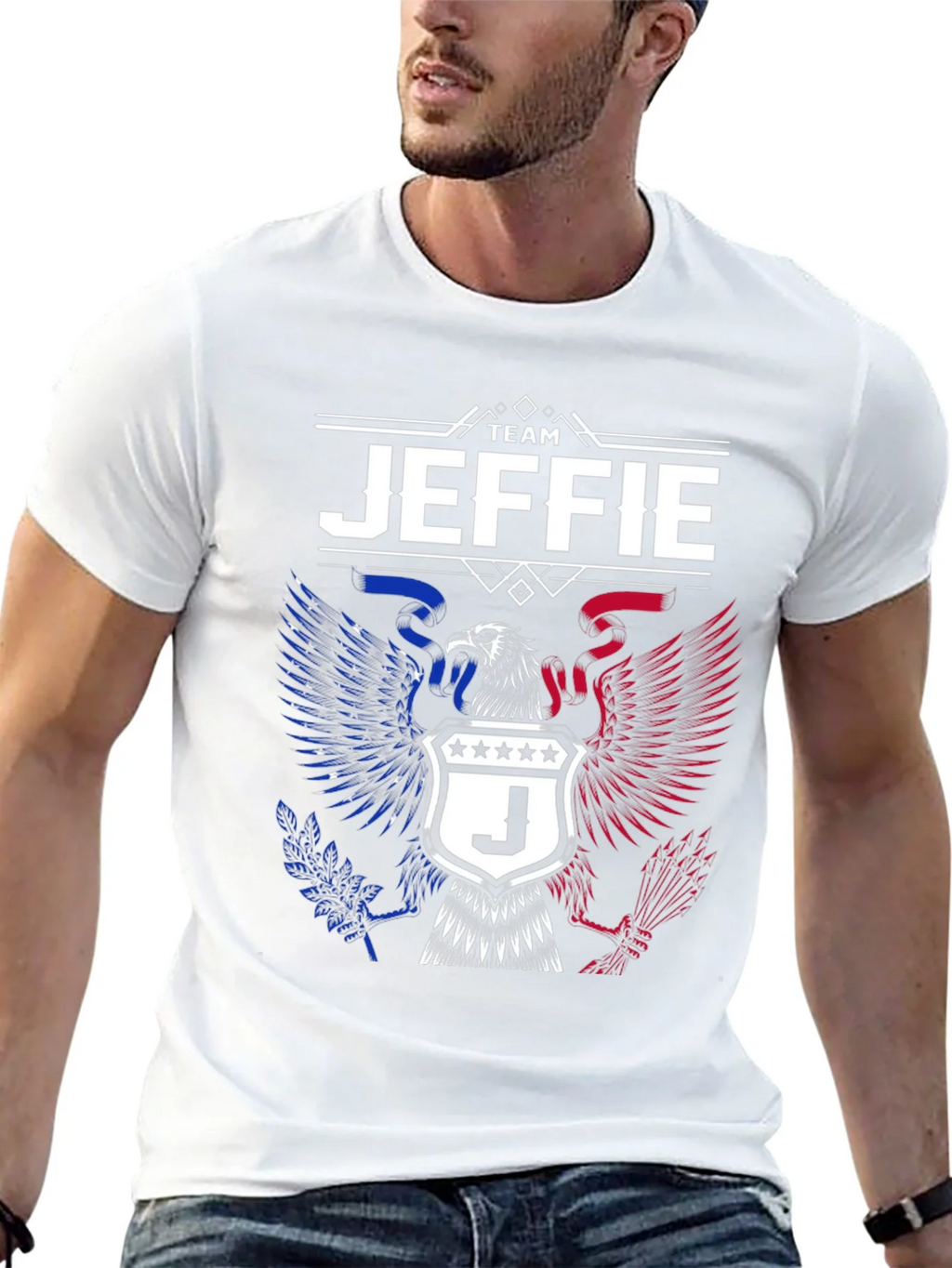 Team Jeffie Eagle Crest T-Shirt product image 12