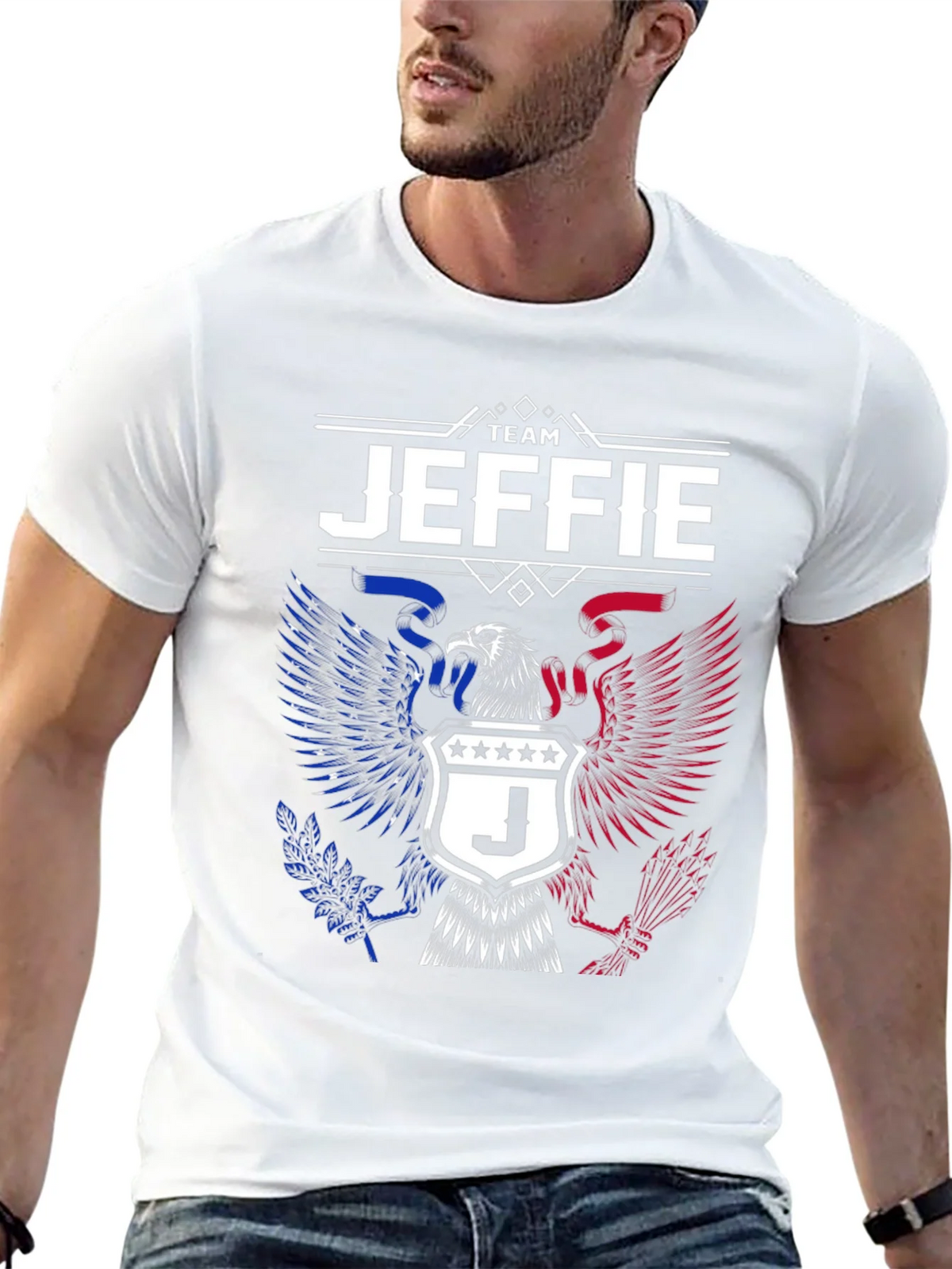 Team Jeffie Eagle Crest T-Shirt product image 12