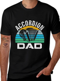 Accordion Dad Graphic Tee - Musician Gift product image 1