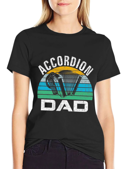 Accordion Dad Graphic Tee - Musician Gift product image 2