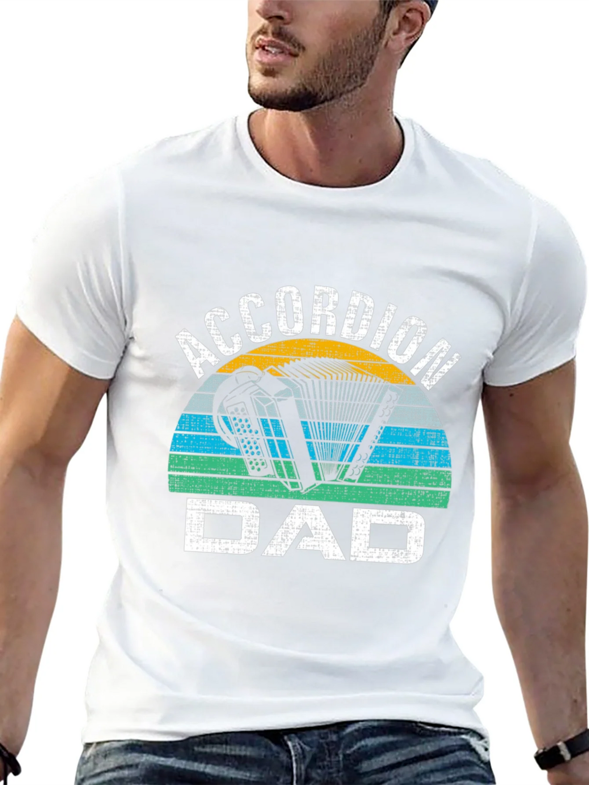 Accordion Dad Graphic Tee - Musician Gift product image 12