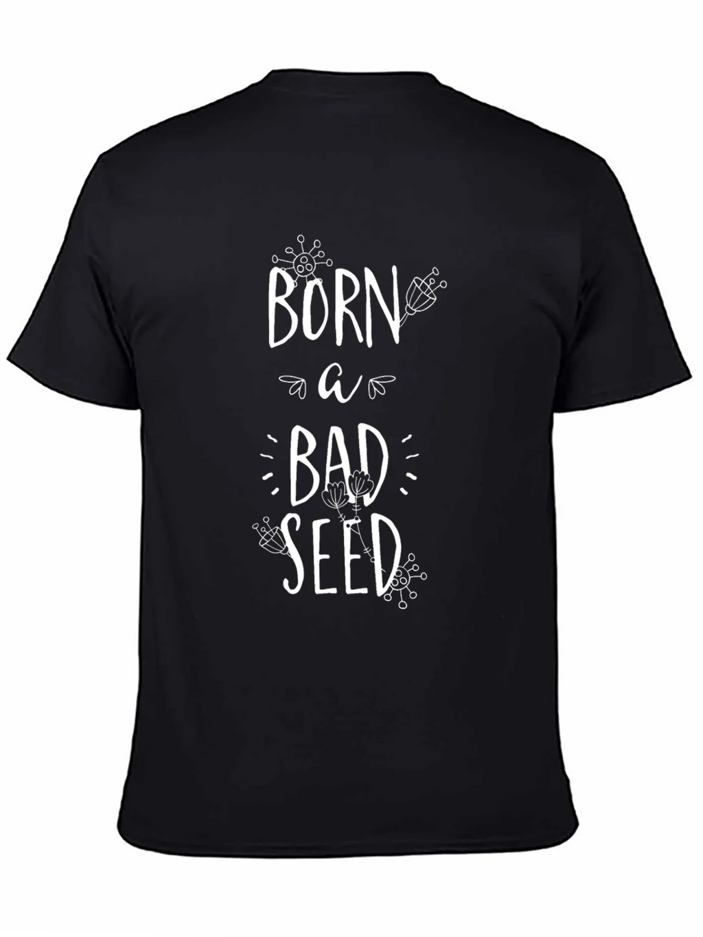 Born A Bad Seed Black Graphic Tee product image 4