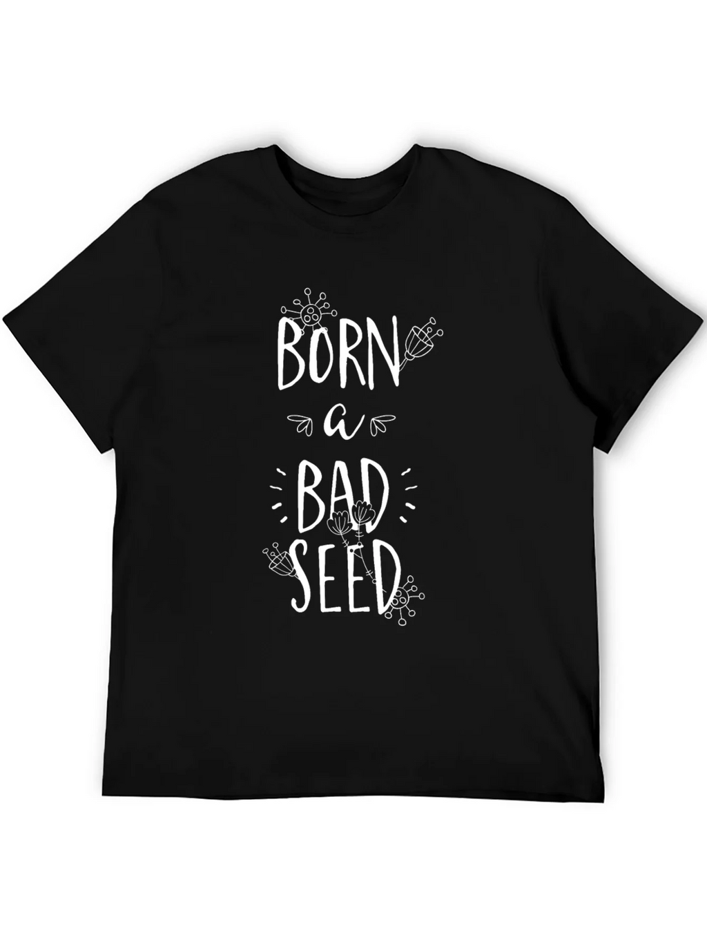 Born A Bad Seed Black Graphic Tee product image 5