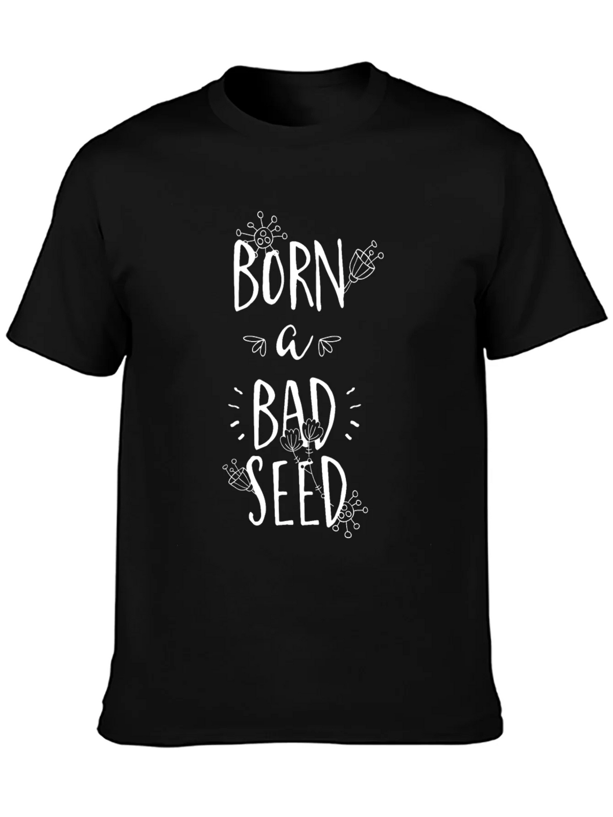 Born A Bad Seed Black Graphic Tee product image 3