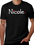 Nicole Heart Graphic T-Shirt - Soft Cotton Blend product image 1