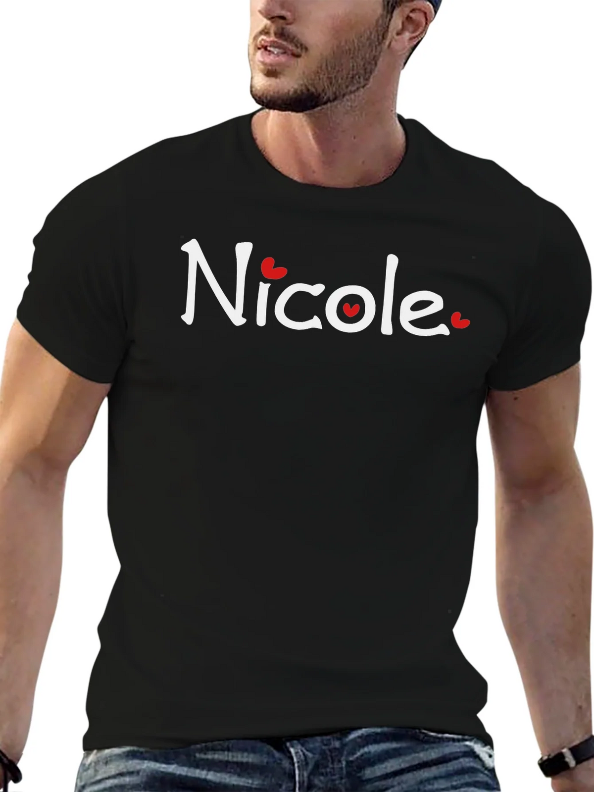 Nicole Heart Graphic T-Shirt - Soft Cotton Blend product image 6