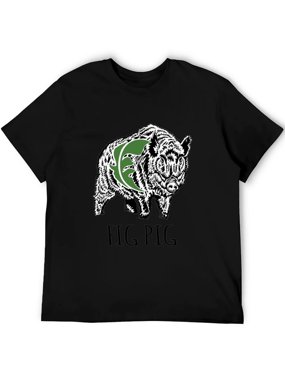 Fig Pig Black T-Shirt product image 5