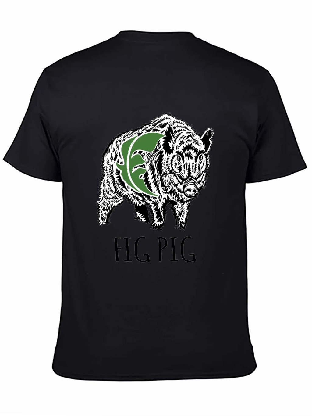 Fig Pig Black T-Shirt product image 4