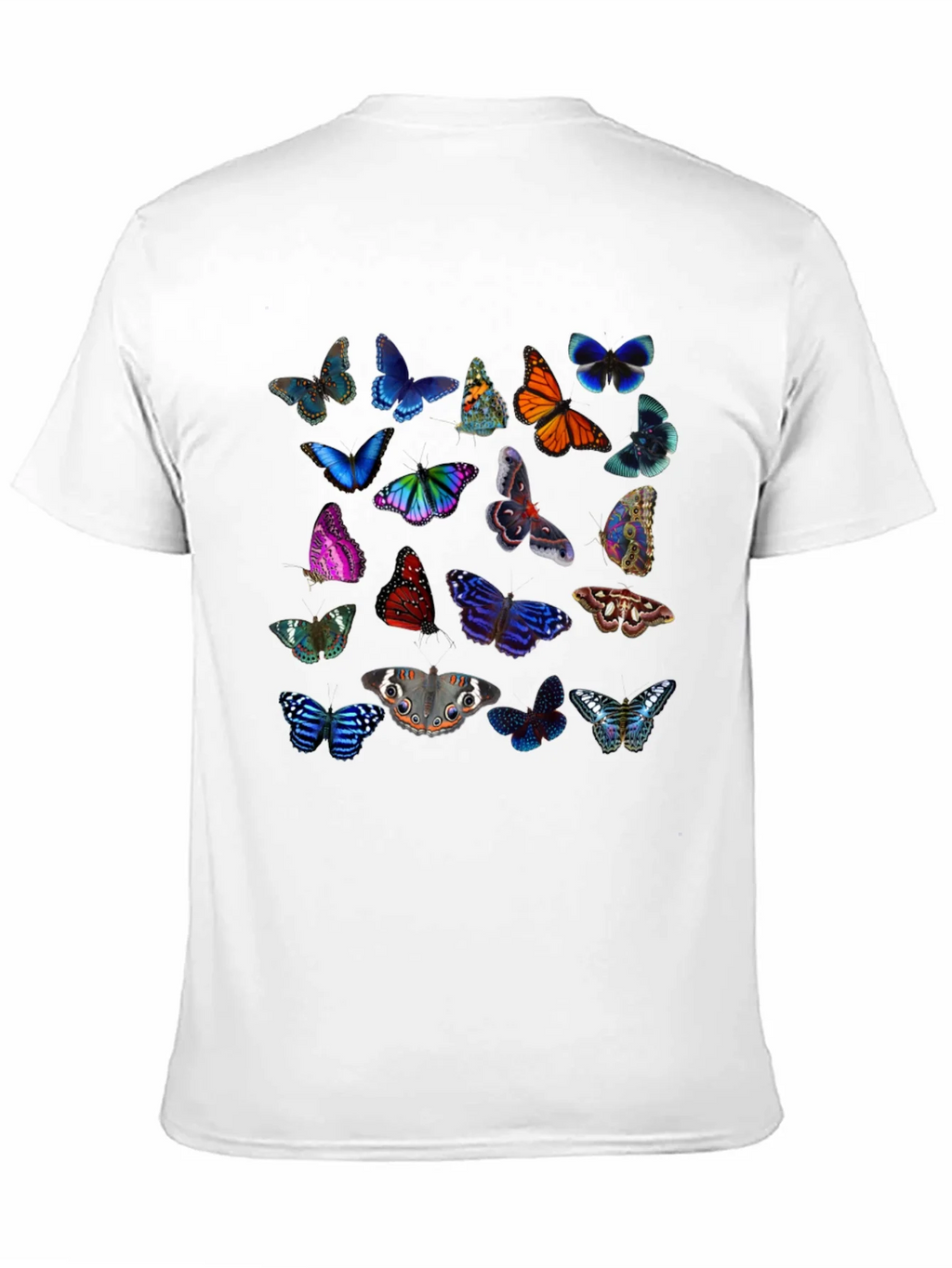 Butterfly Print Crew Neck Short Sleeve T-Shirt product image 10