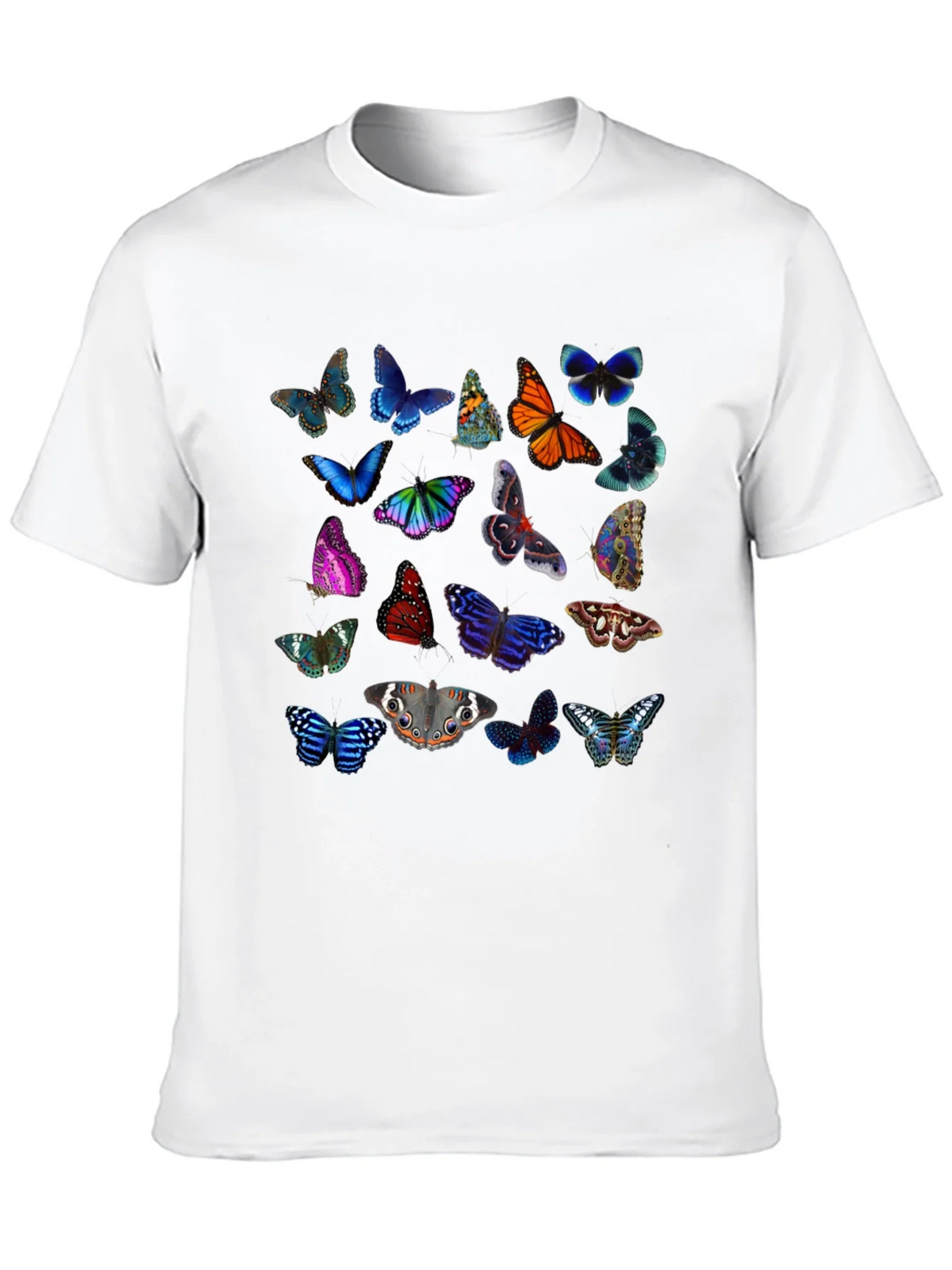 Butterfly Print Crew Neck Short Sleeve T-Shirt product image 9