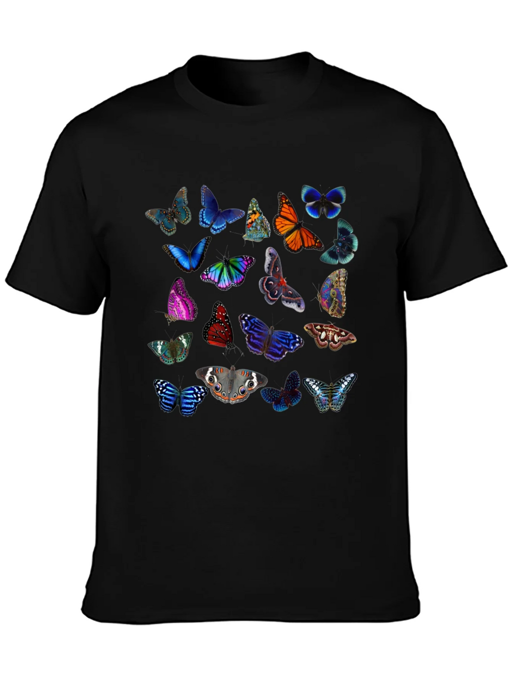 Butterfly Print Crew Neck Short Sleeve T-Shirt product image 3